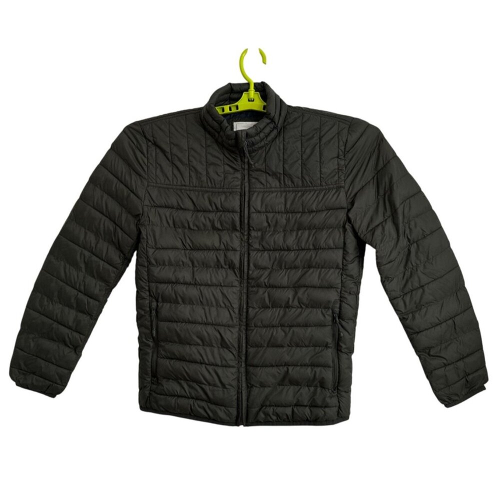 Gap Men's ColdControl Lightweight Puffer Nylon Black Grass Size Small Gorpcore